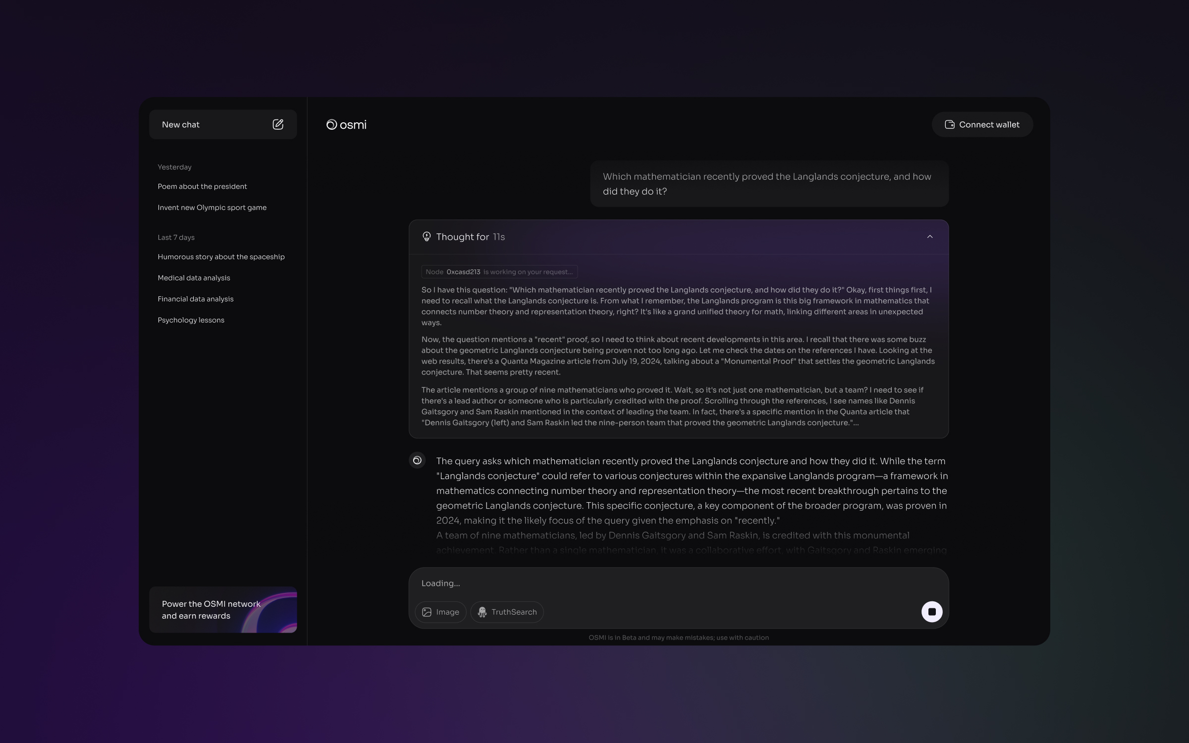AI Chat: Think + Image Generation