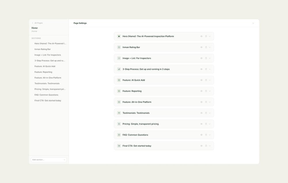 CMS Page Editor